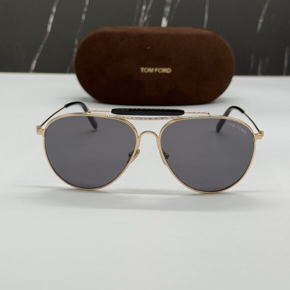 NEW TOM FORD TF995 28A UNSIEX AVIATOR SUNGLASSES TOM FORD RAFAEL-02 FT0995 - Picture 1 of 12